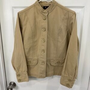 ALC Petite Tan Utility‎ Jacket Size PM